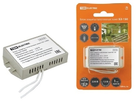 TDM ELECTRIC SQ0360-0008 Блок защиты галогенных ламп 50-500 Вт БЗ-500 TDM